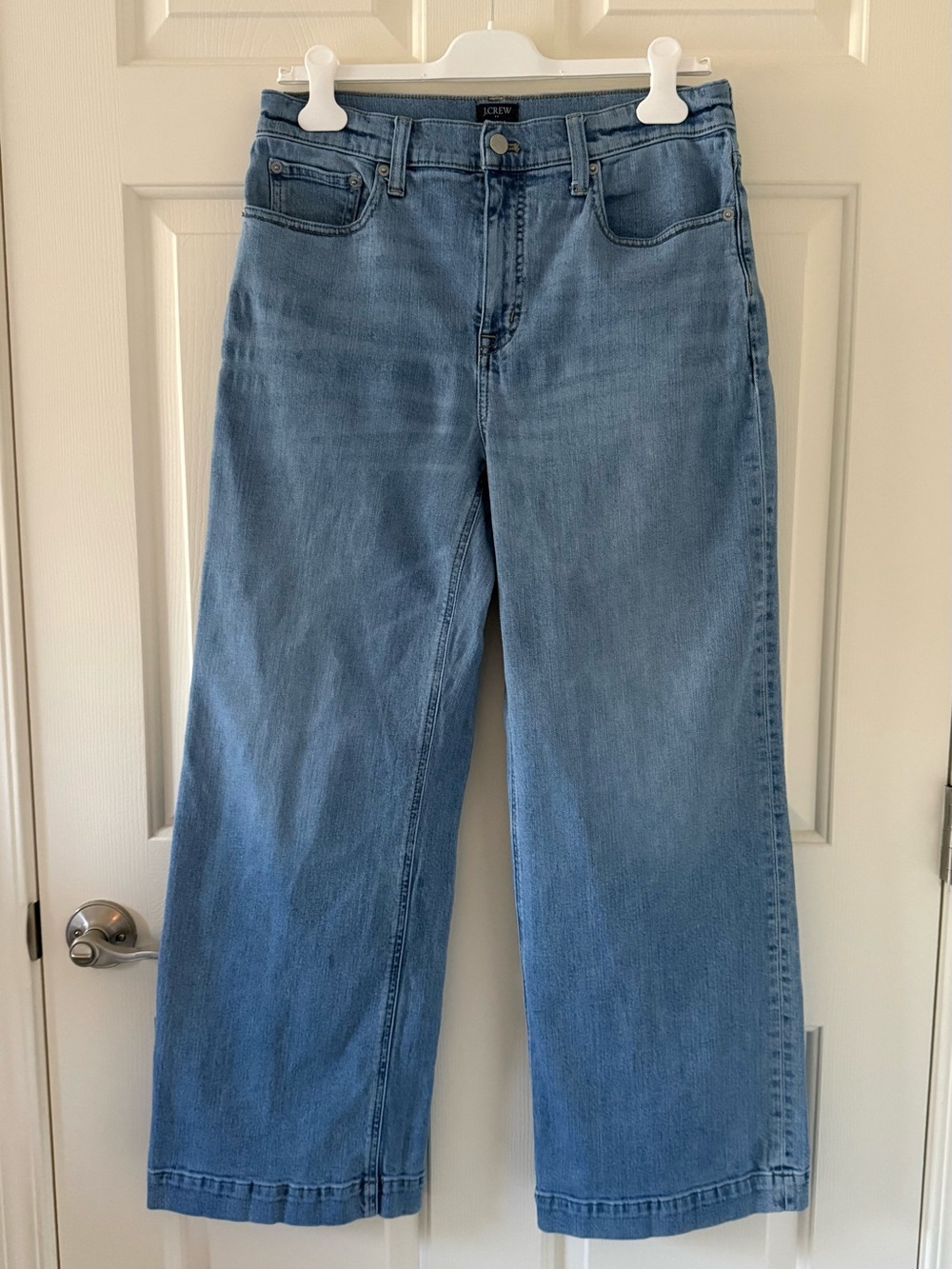 J.Crew Classic Wide-Leg Jeans Size 28 Medium Wash